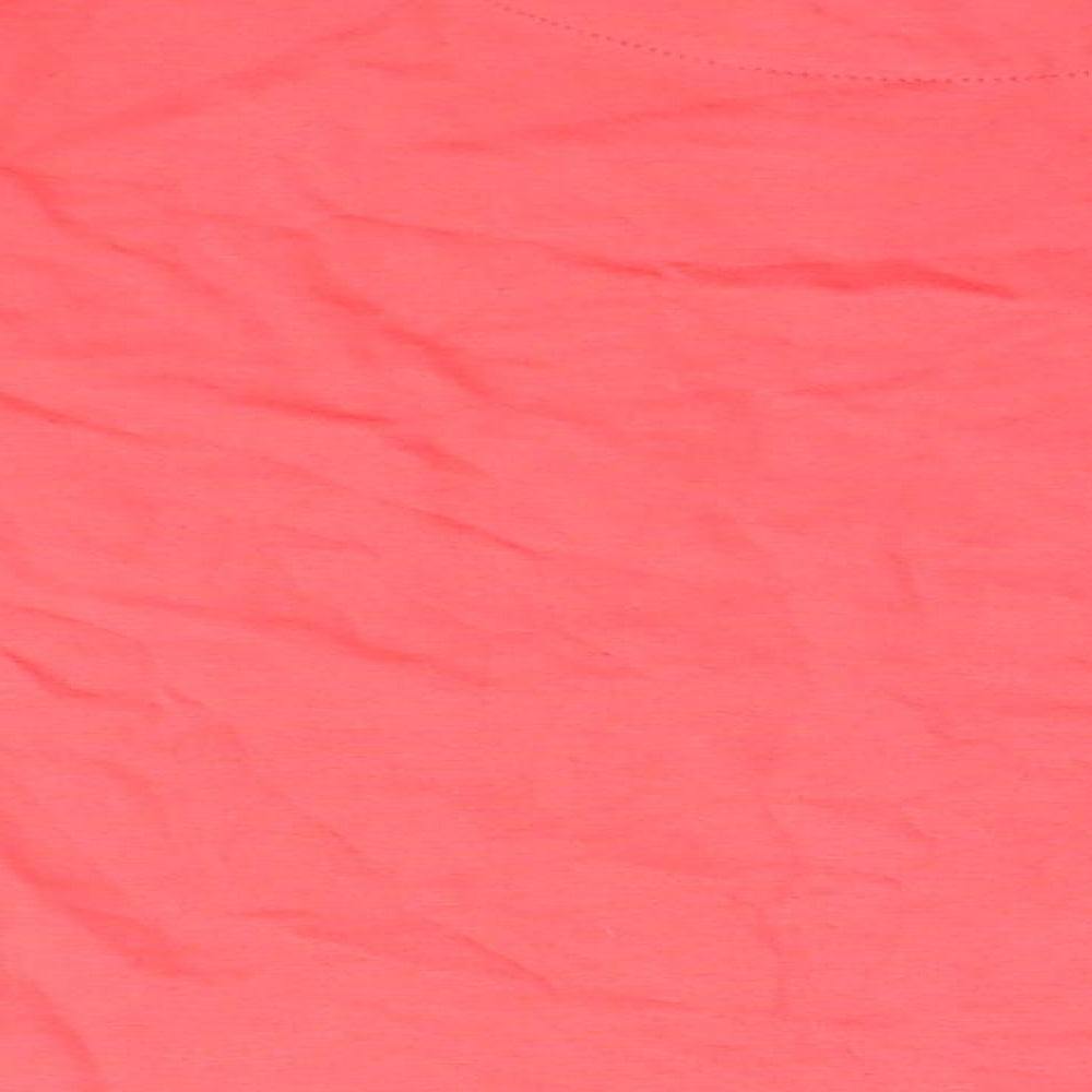 Preworn Girls Pink   Basic T-Shirt Size 5-6 Years  - Wild at Heart