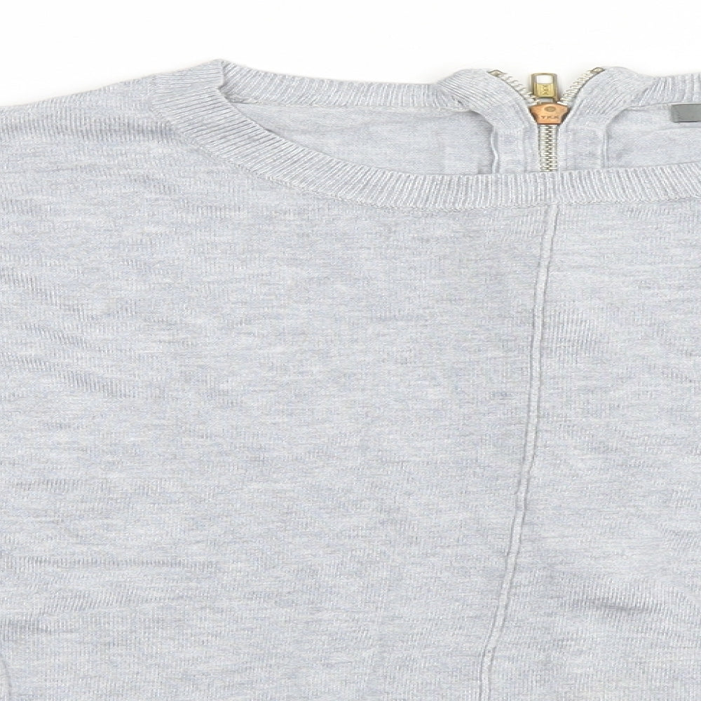 South Womens Grey   Full Zip Jumper Size 8