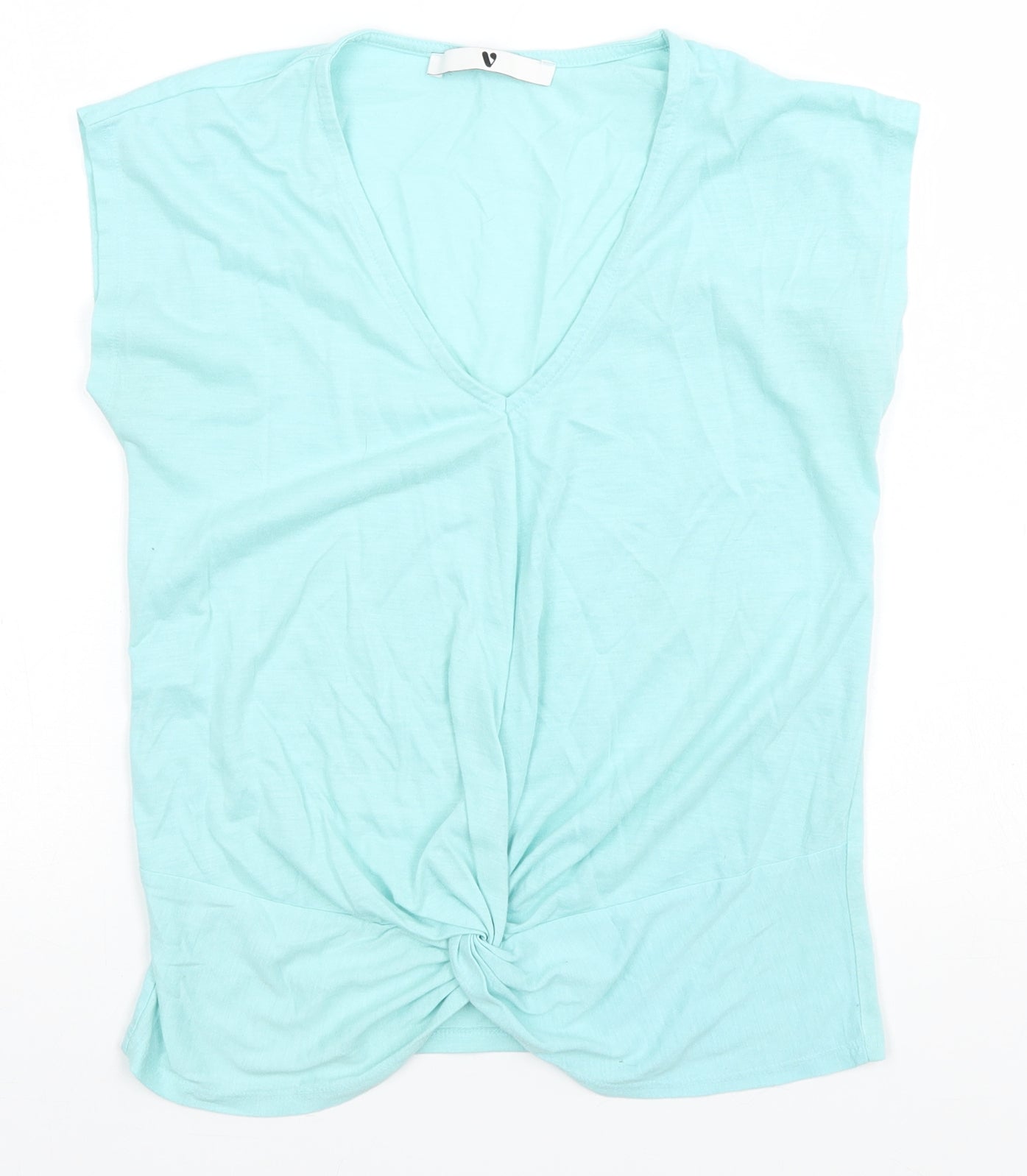 Very Womens Green   Basic T-Shirt Size 8