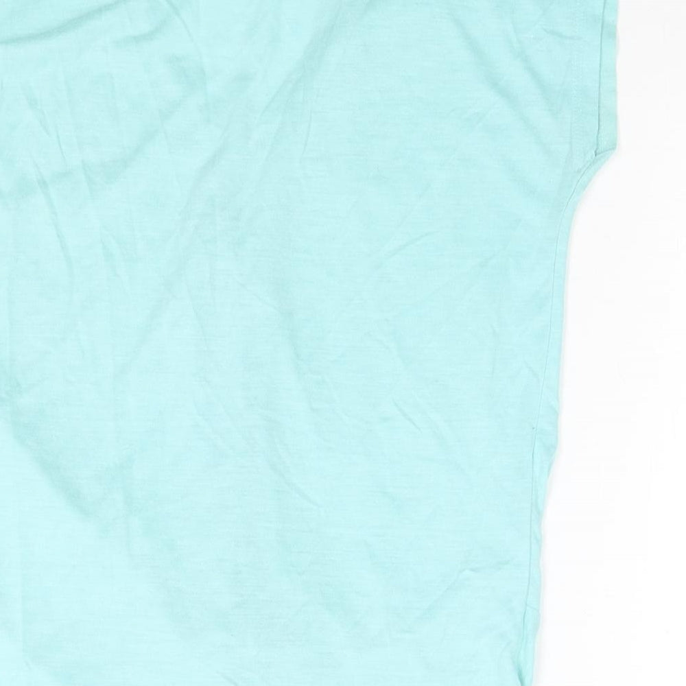 Very Womens Green   Basic T-Shirt Size 8