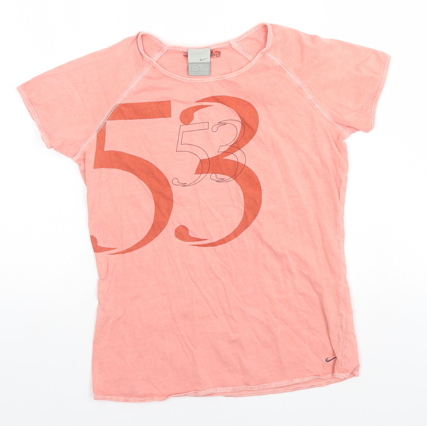 Nike Womens Red   Basic T-Shirt Size M  - 53