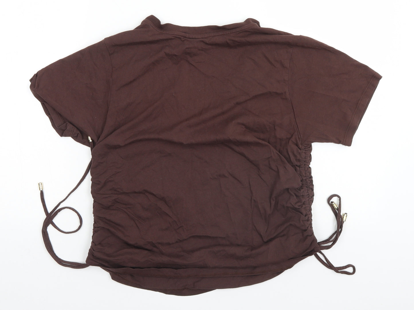 River Island Womens Brown   Basic T-Shirt Size 12
