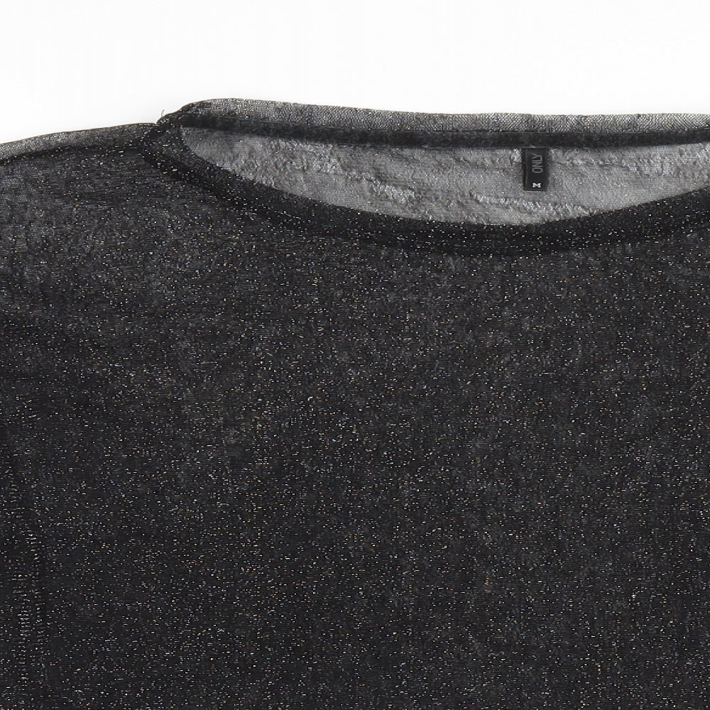 Only Womens Black   Basic Blouse Size M