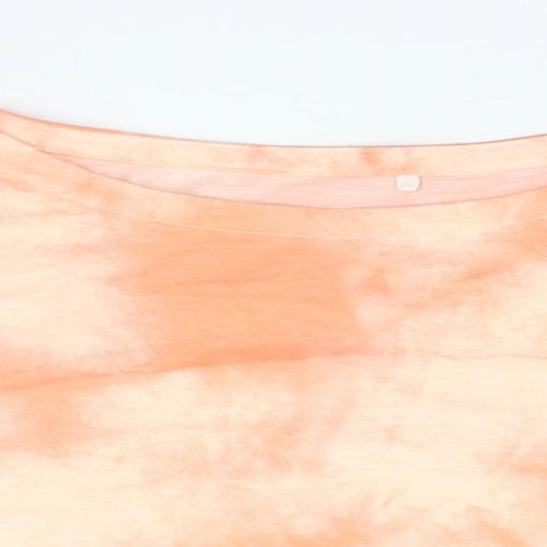NEXT Womens Orange   Basic T-Shirt Size 10