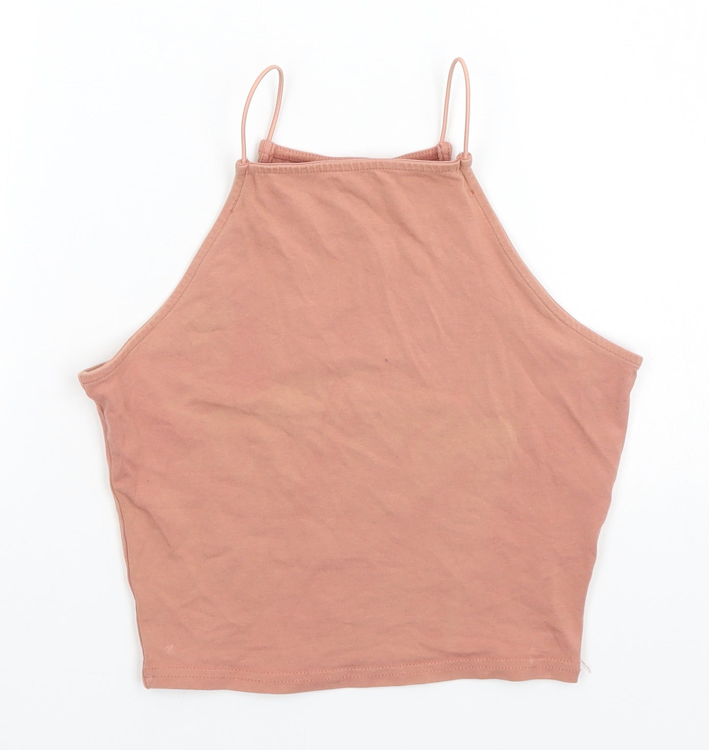 915 Girls Beige   Basic Tank Size 12-13 Years