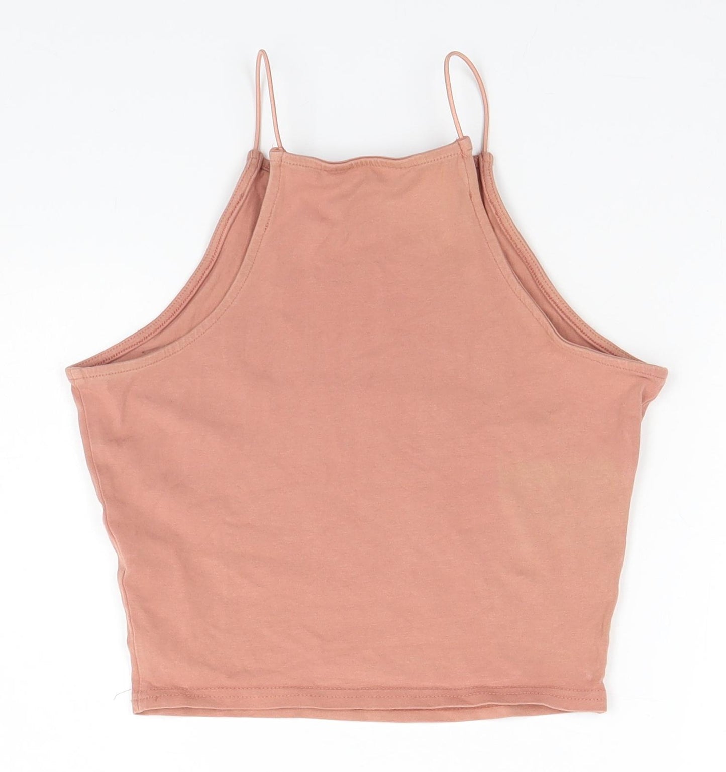 915 Girls Beige   Basic Tank Size 12-13 Years