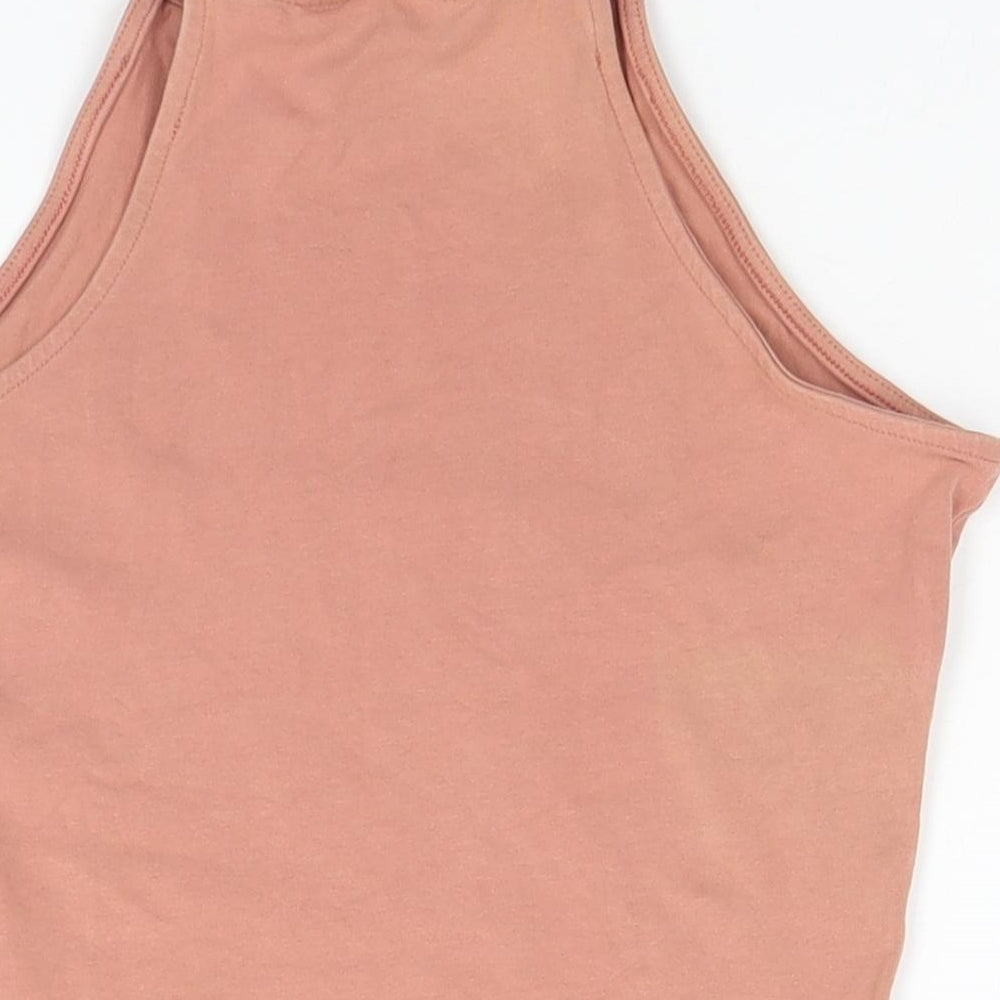 915 Girls Beige   Basic Tank Size 12-13 Years