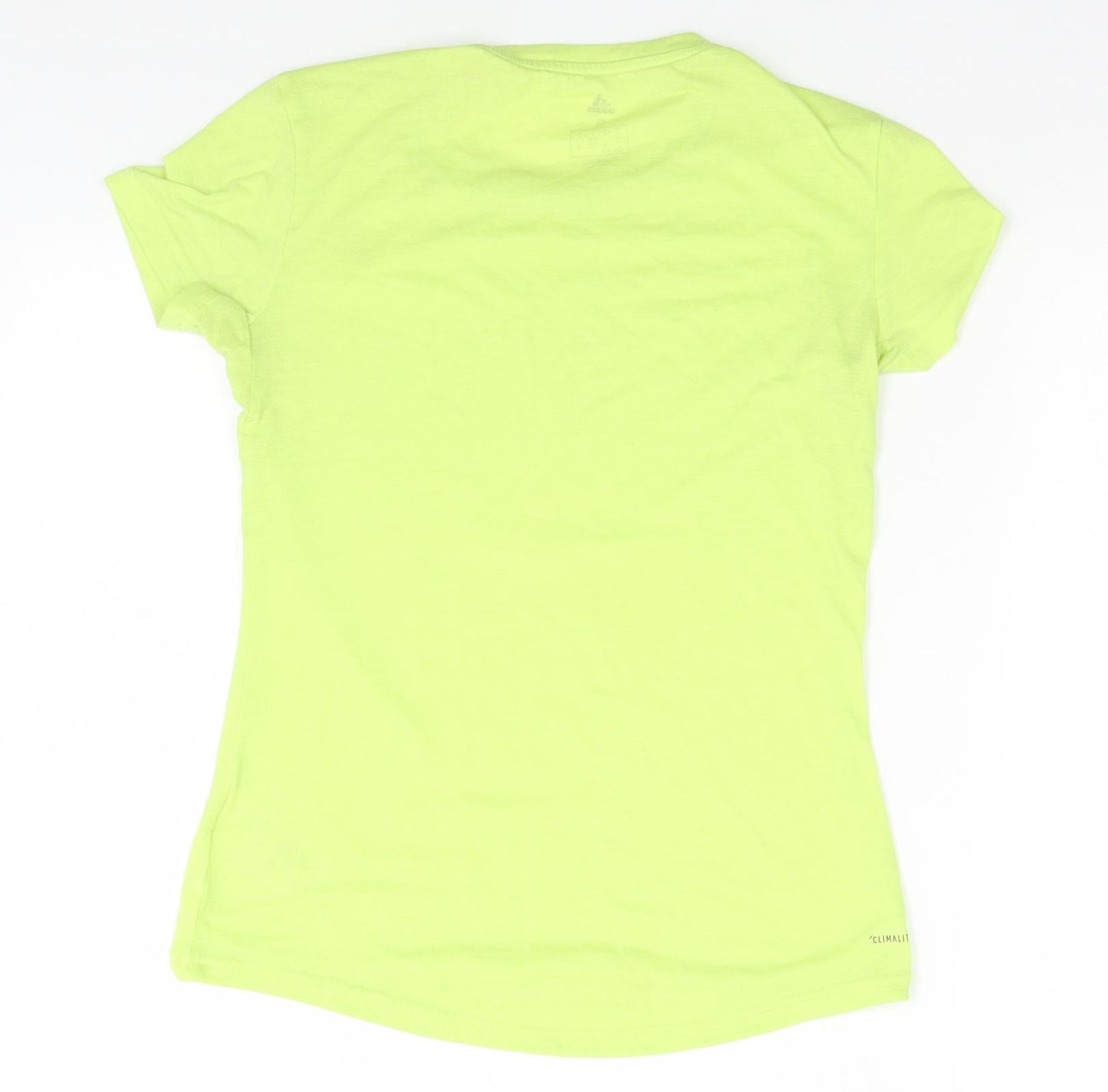 adidas Womens Yellow   Basic T-Shirt Size 8