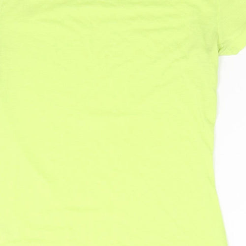 adidas Womens Yellow   Basic T-Shirt Size 8