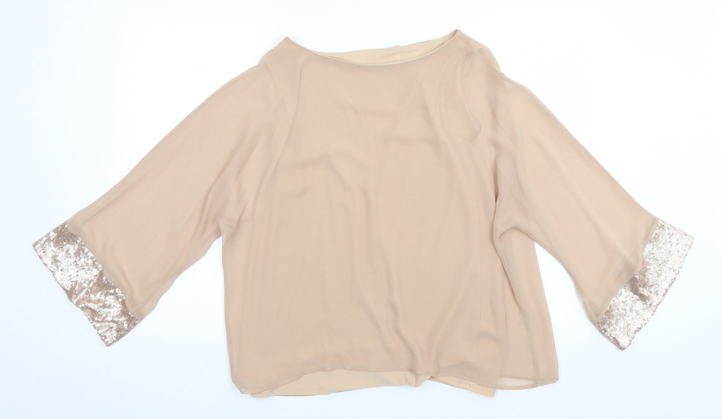 Wallis Womens Brown   Basic T-Shirt Size 6