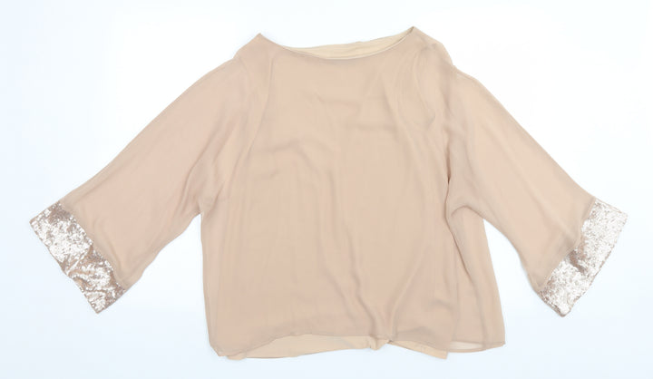 Wallis Womens Brown   Basic T-Shirt Size 6