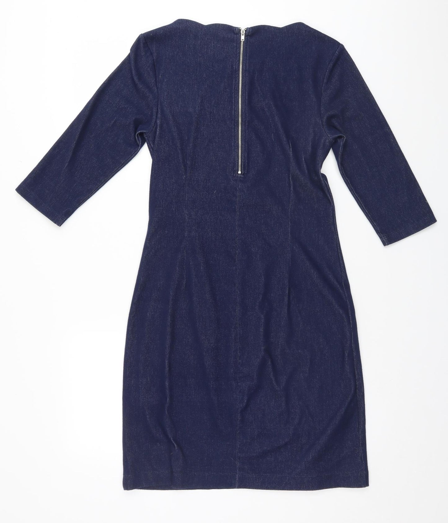 Fever Womens Blue   A-Line  Size 8