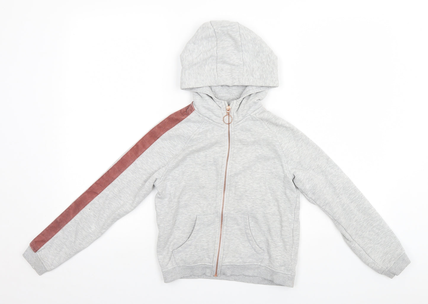 Marks and Spencer Boys Grey   Full Zip Hoodie Size 10-11 Years