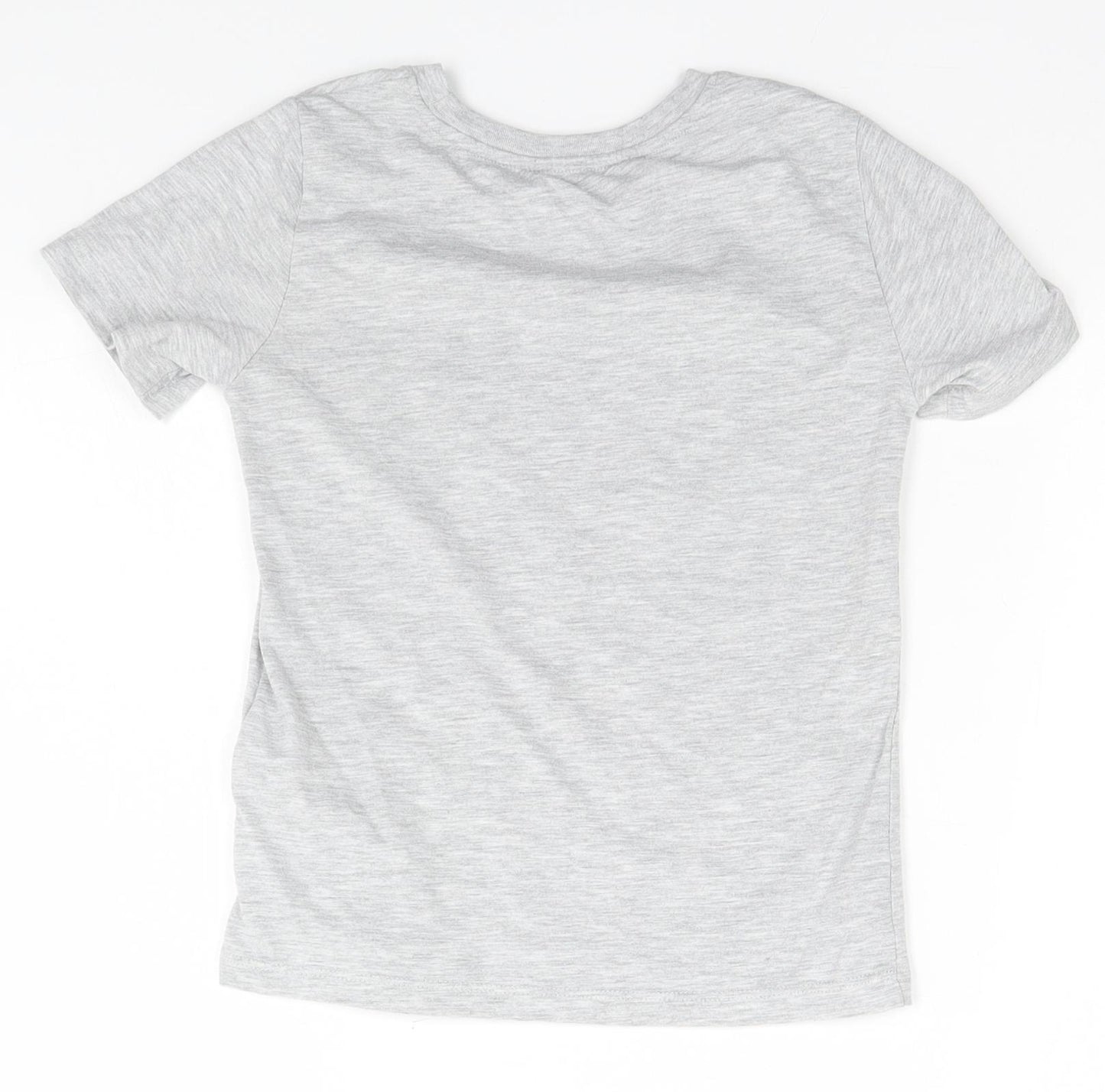 H&M Girls Grey   Basic T-Shirt Size 7-8 Years  - Just Spin, Fidget Spinner