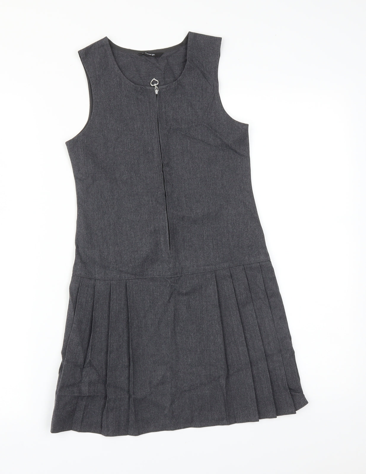 George Girls Grey   Fit & Flare  Size 7-8 Years