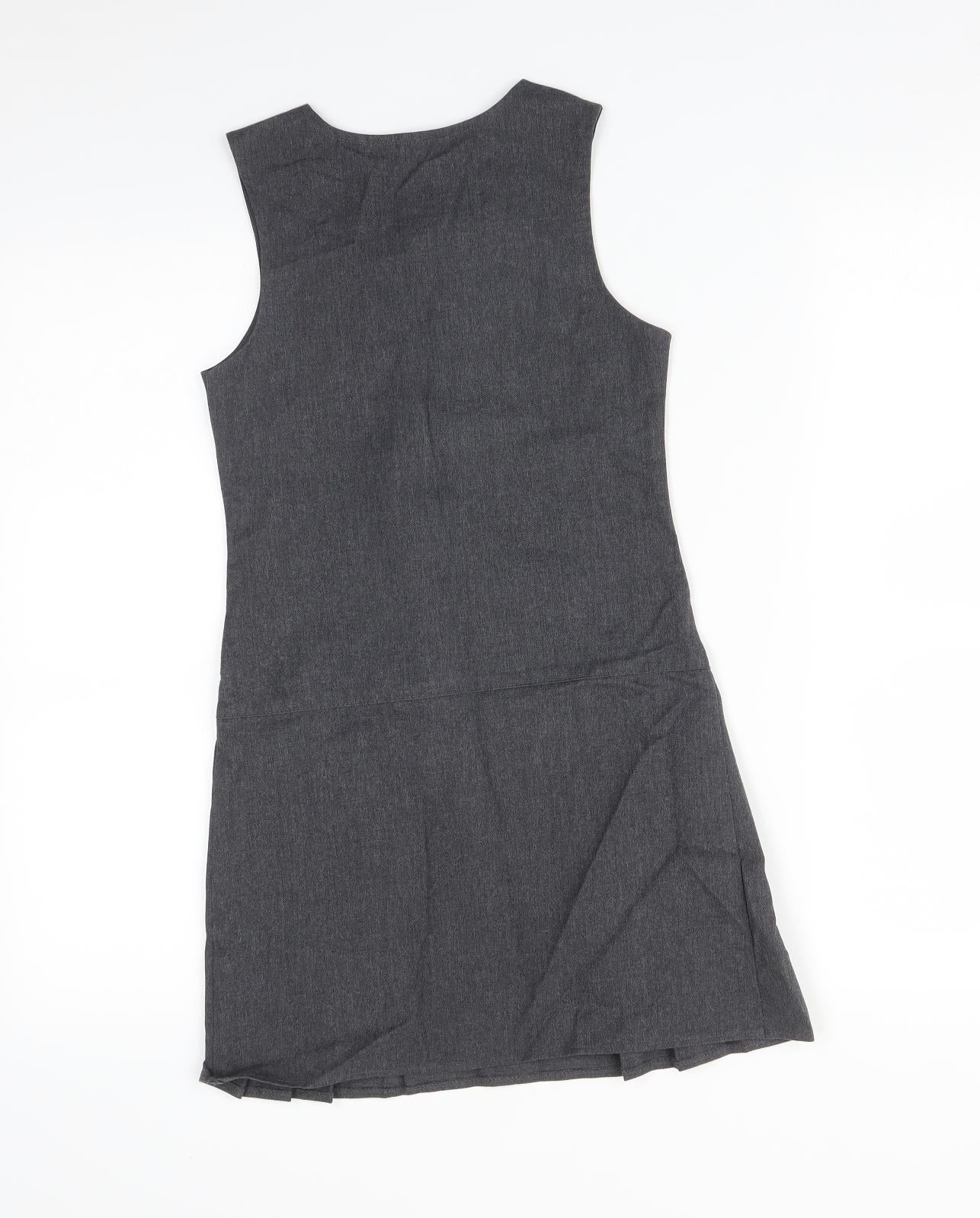 George Girls Grey   Fit & Flare  Size 7-8 Years