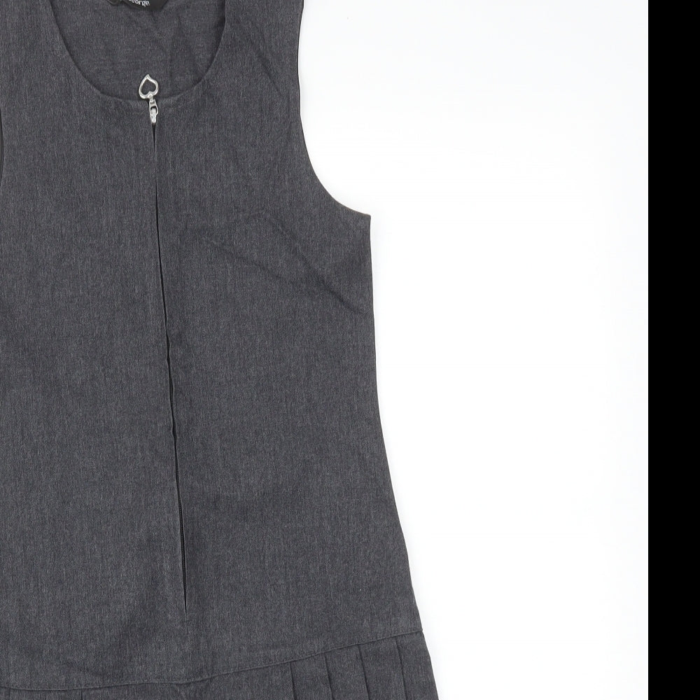 George Girls Grey   Fit & Flare  Size 7-8 Years