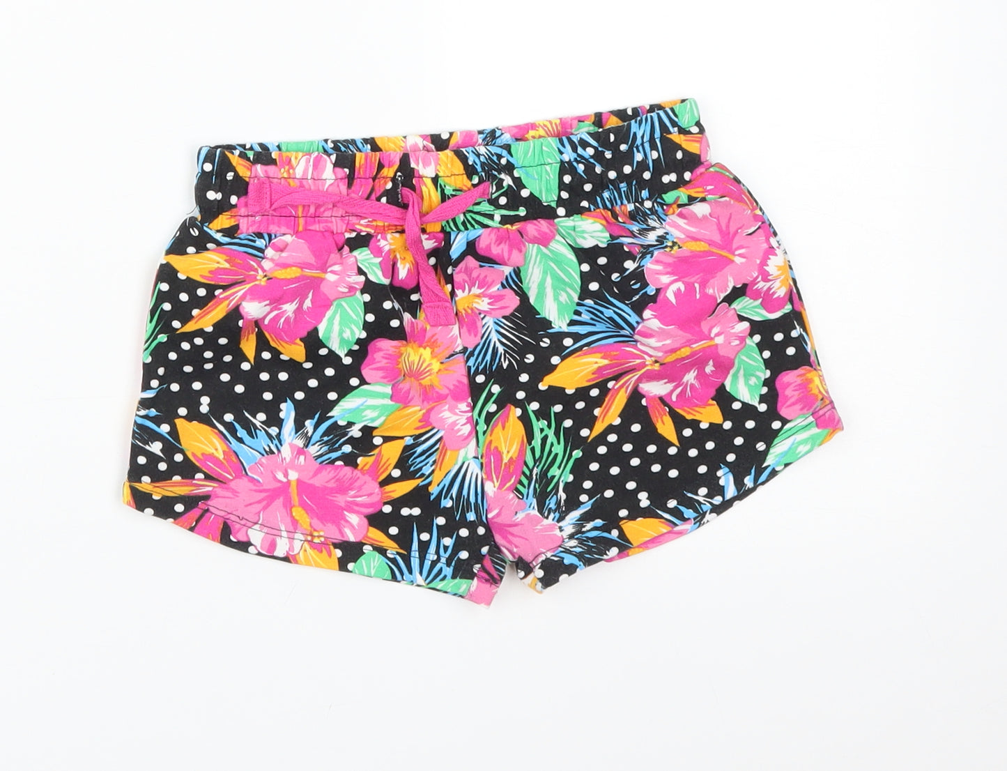 Matalan Girls Multicoloured Floral   Shorts Size 5 Years