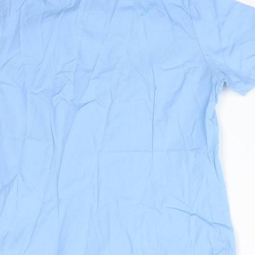 George Boys Blue   Basic Button-Up Size 7-8 Years