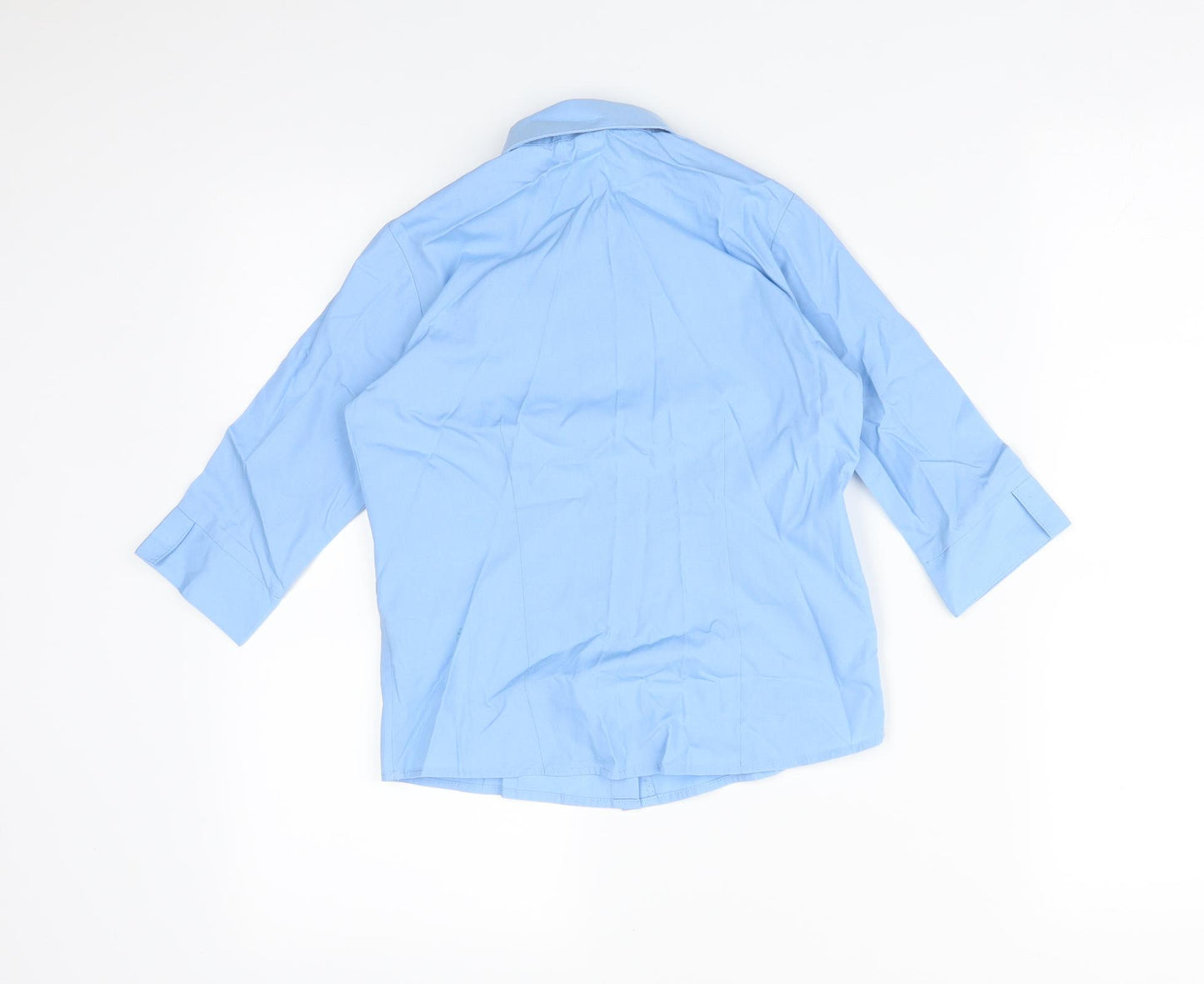 George Boys Blue   Basic Button-Up Size 7-8 Years