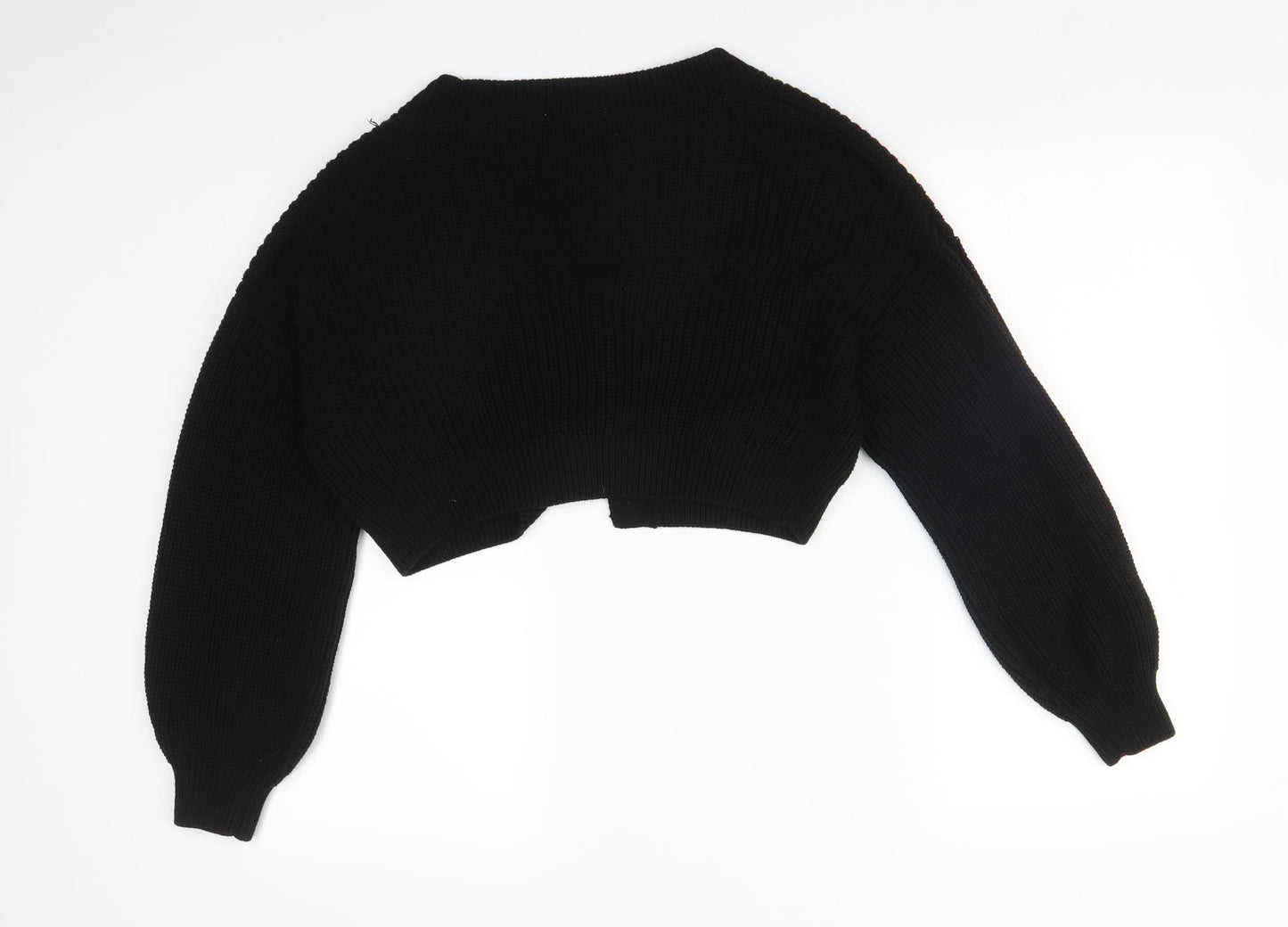 H&M Womens Black   Cardigan Jumper Size M