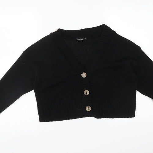 Boohoo Womens Black   Cardigan Jumper Size M