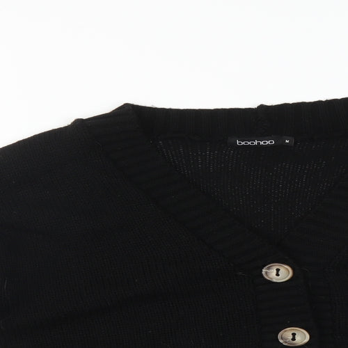 Boohoo Womens Black   Cardigan Jumper Size M