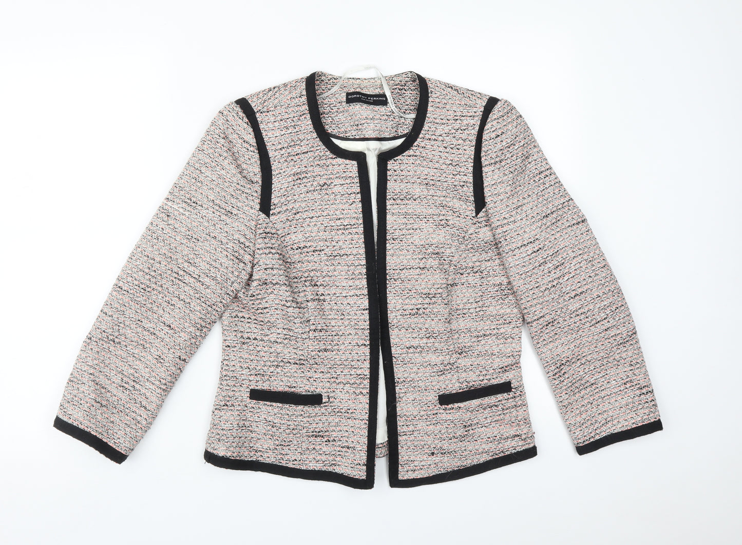 Dorothy Perkins Womens Multicoloured Flecked  Jacket Blazer Size 12
