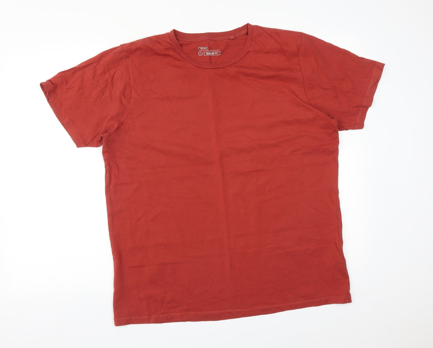 NEXT Mens Orange    T-Shirt Size L