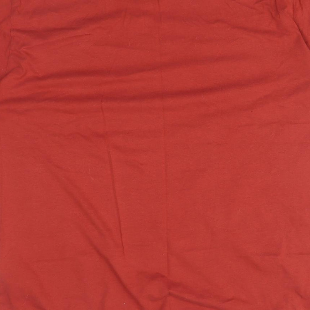 NEXT Mens Orange    T-Shirt Size L