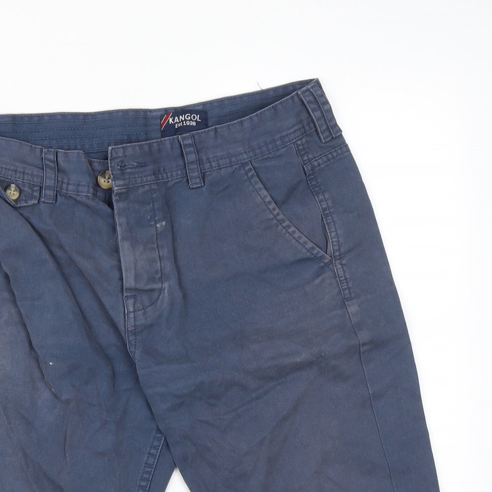 Kangol Boys Blue   Chino Shorts Size 13 Years