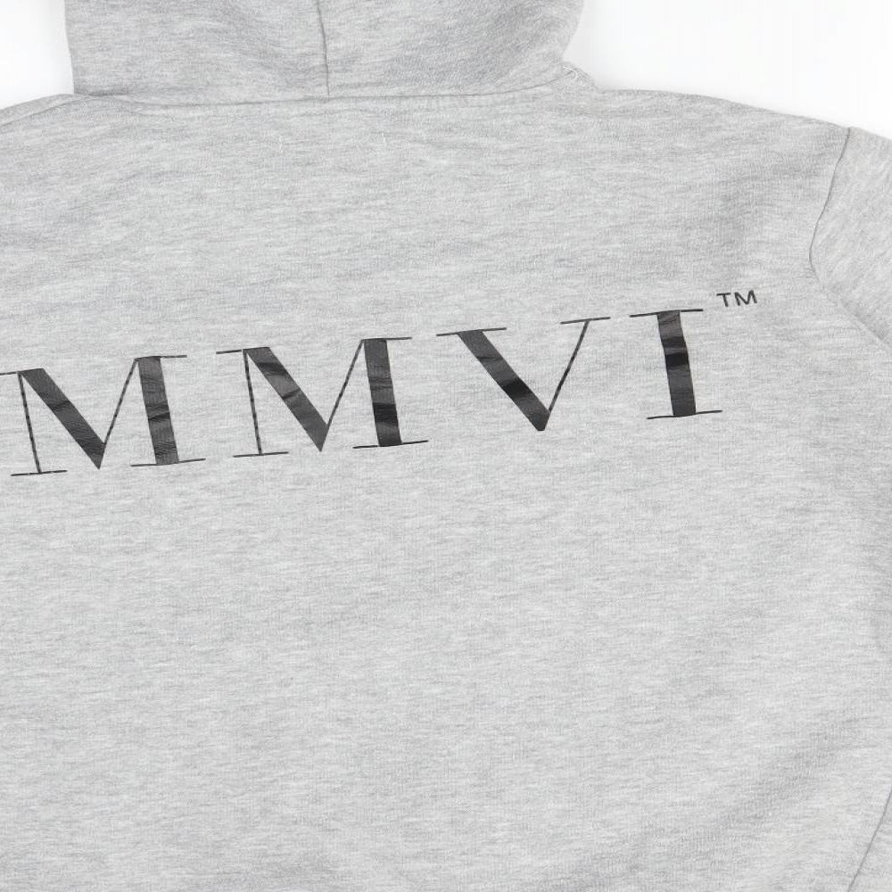 Boohoo Mens Grey   Pullover Hoodie Size XS