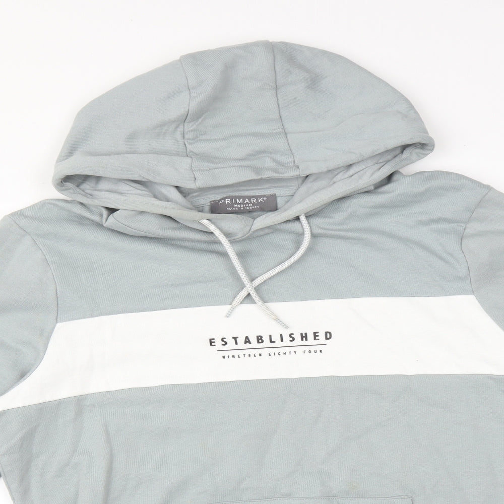 Primark Mens Grey   Pullover Hoodie Size M