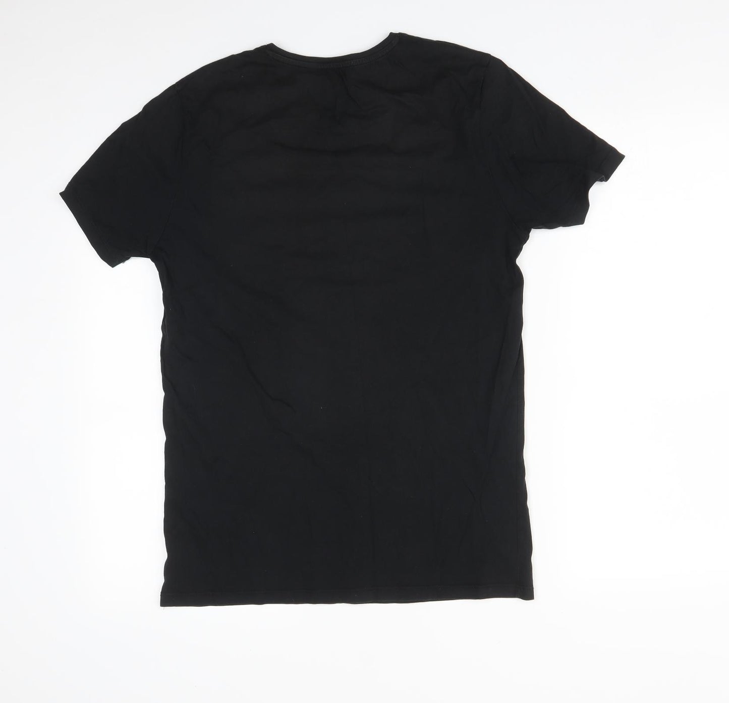 GARMENT COMPANY Mens Black    T-Shirt Size S
