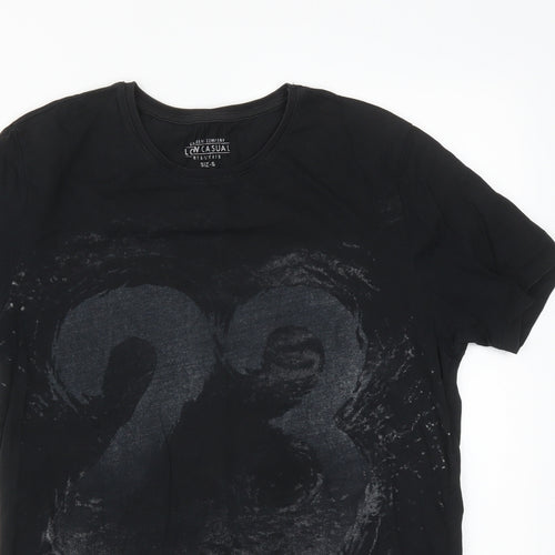GARMENT COMPANY Mens Black    T-Shirt Size S