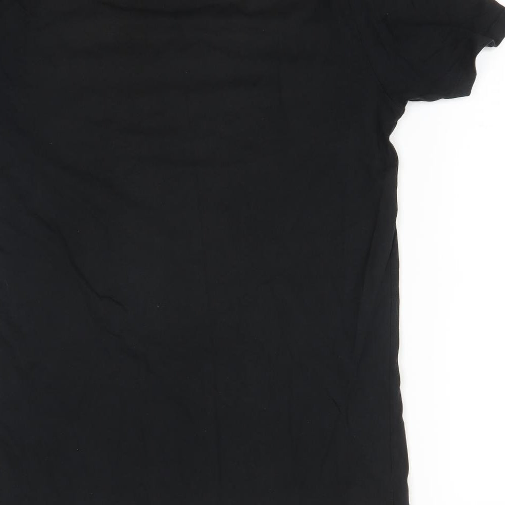 GARMENT COMPANY Mens Black    T-Shirt Size S