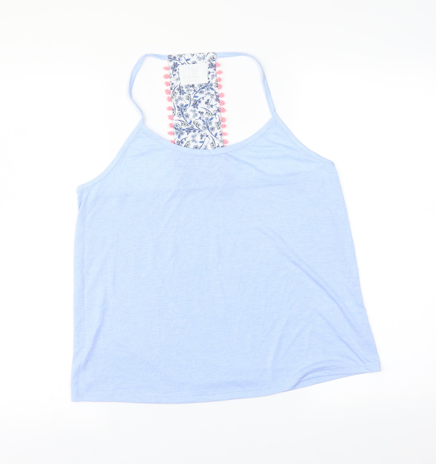 Matalan Womens Blue Solid   Pyjama Top Size M