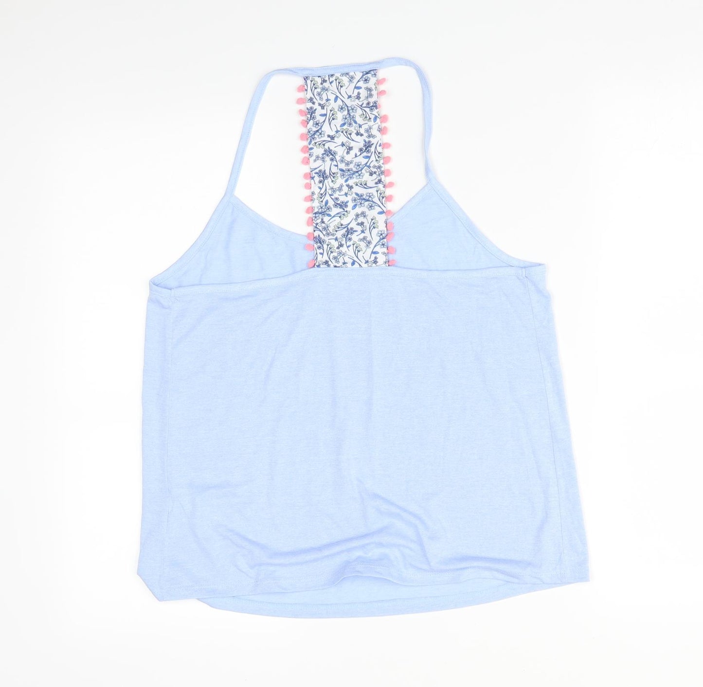 Matalan Womens Blue Solid   Pyjama Top Size M