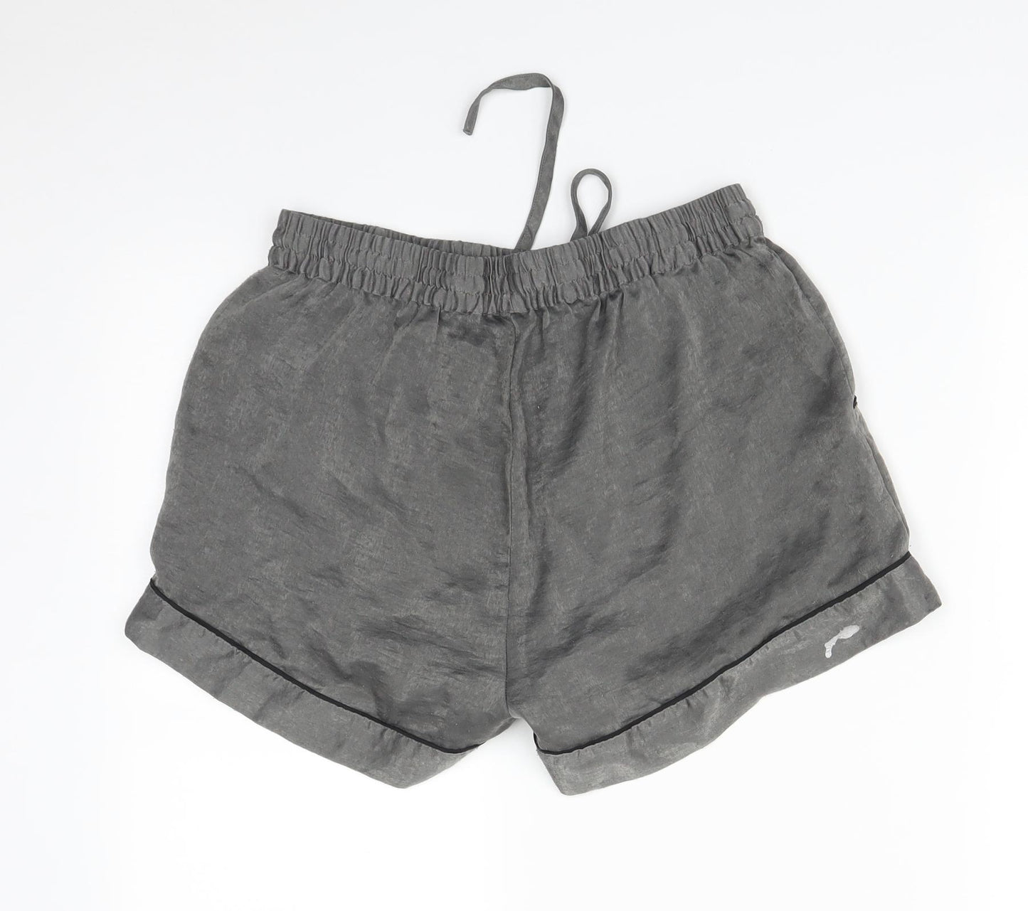 NEXT Womens Grey Solid   Sleep Shorts Size 8