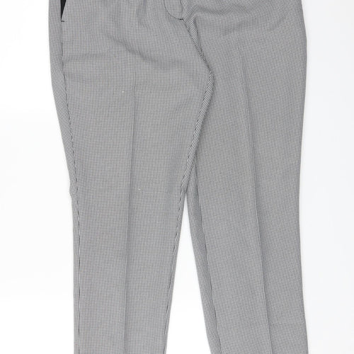 F&F Womens Multicoloured Check  Trousers  Size 10 L28 in