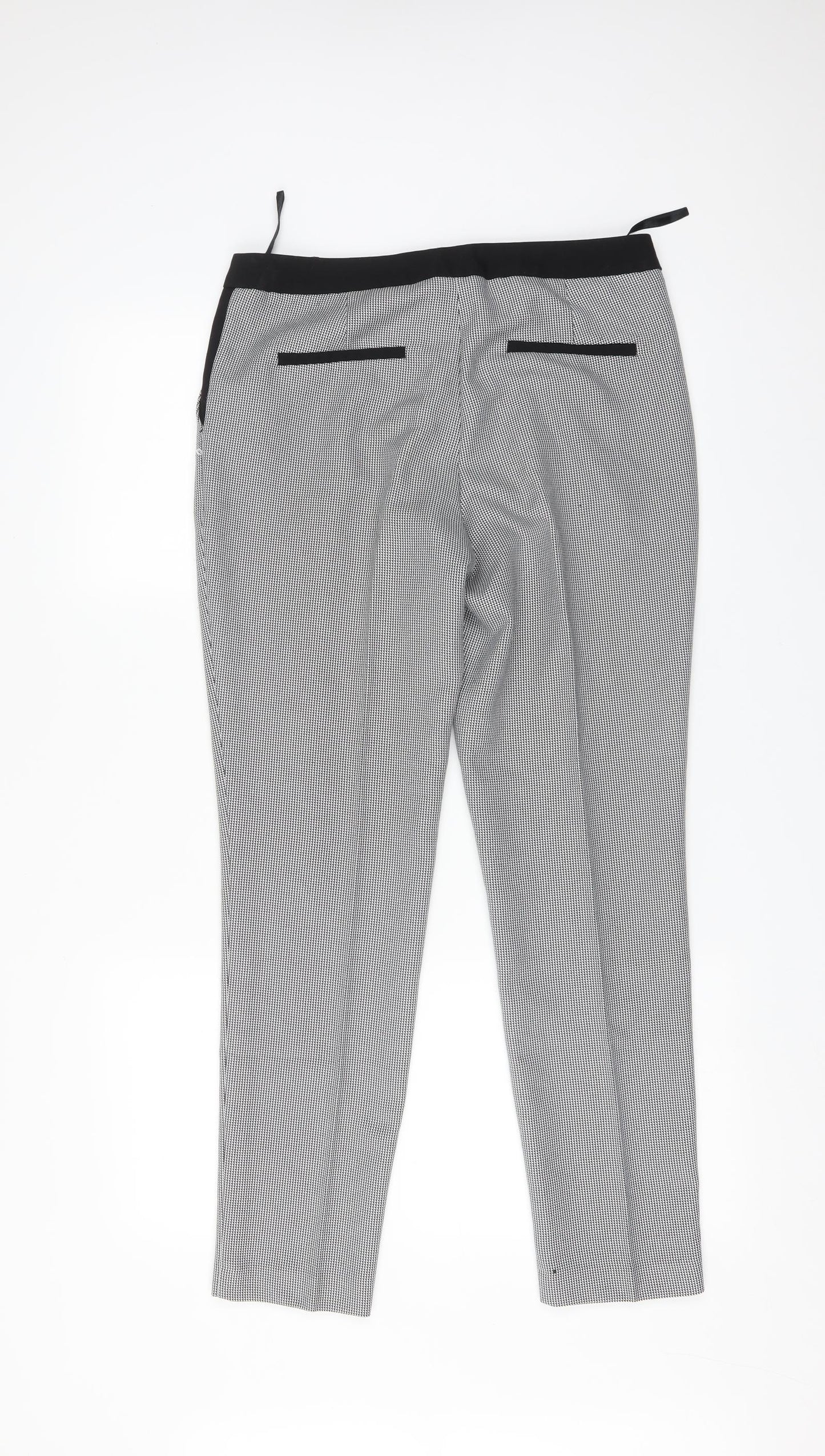 F&F Womens Multicoloured Check  Trousers  Size 10 L28 in