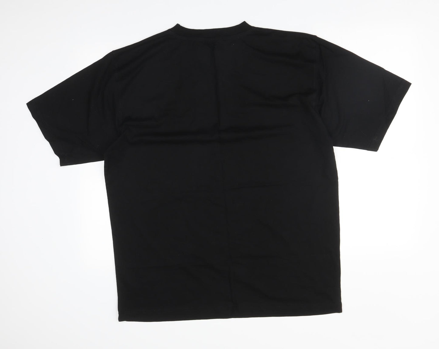 Preworn Mens Black    T-Shirt Size L