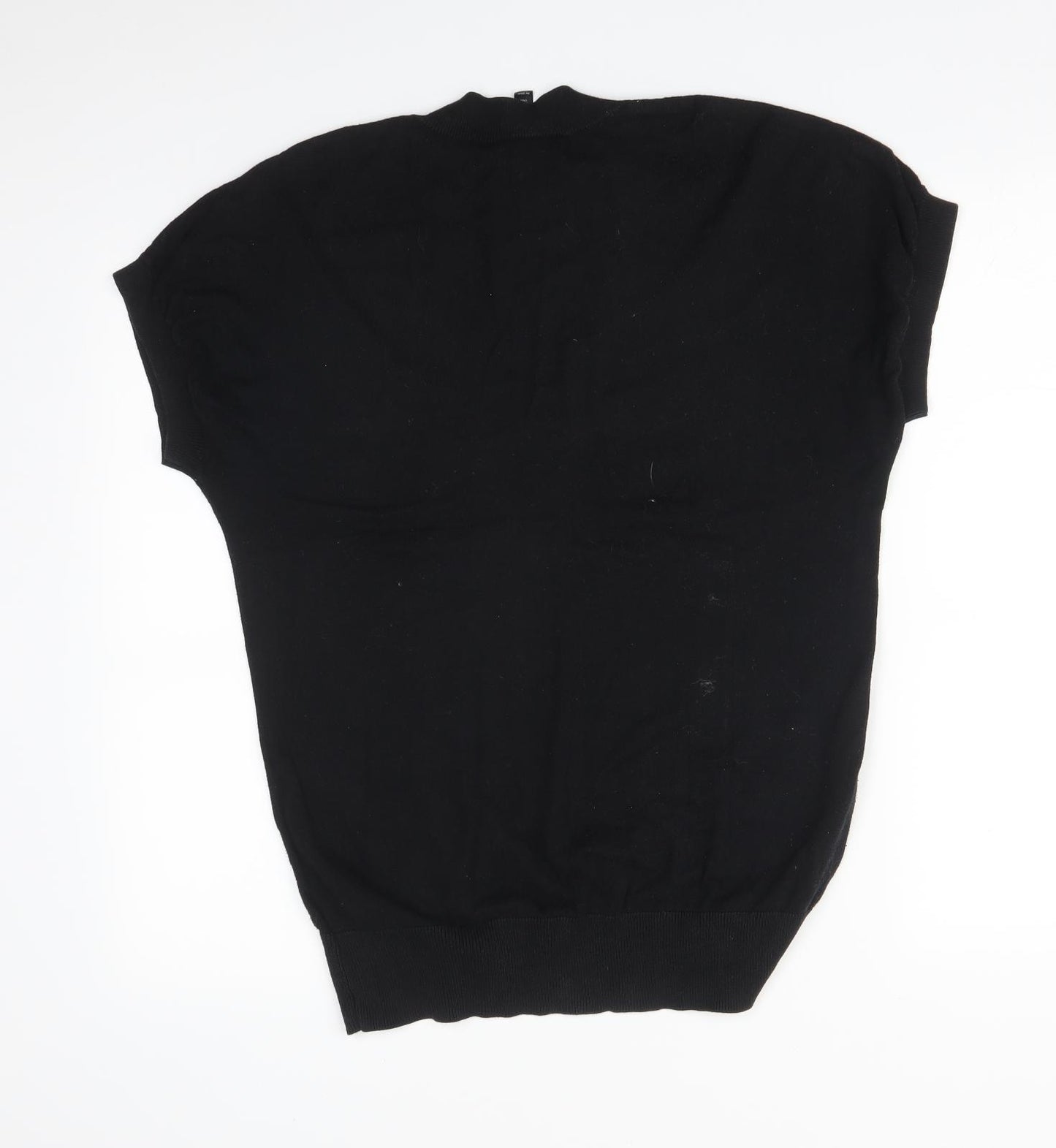Topshop Womens Black   Basic T-Shirt Size 12