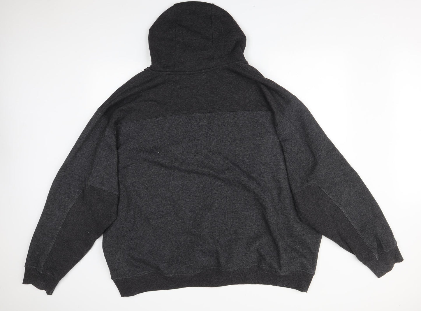 Black Label Mens Grey   Full Zip Hoodie Size 4XL