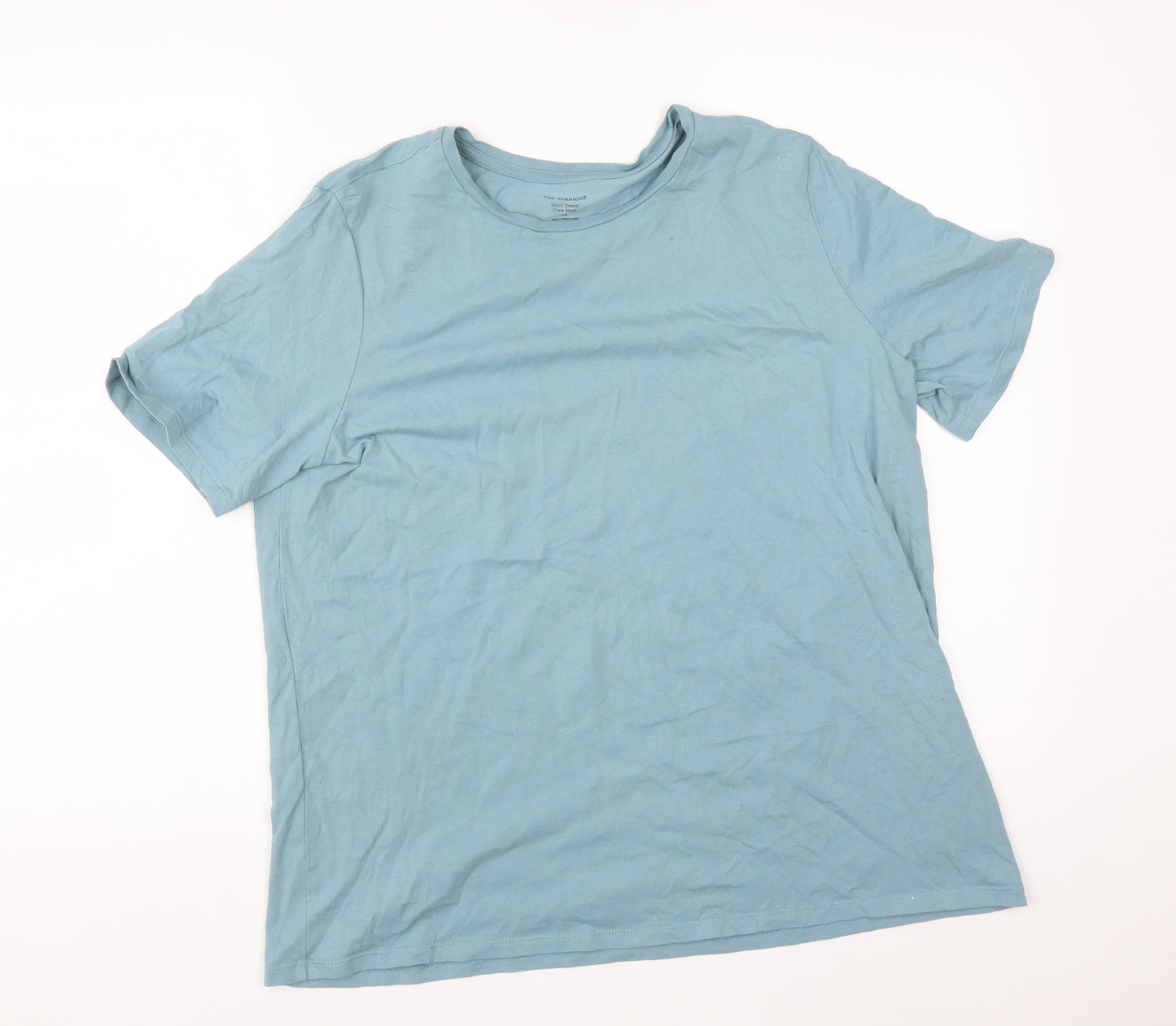 M&S Womens Blue   Basic T-Shirt Size 16