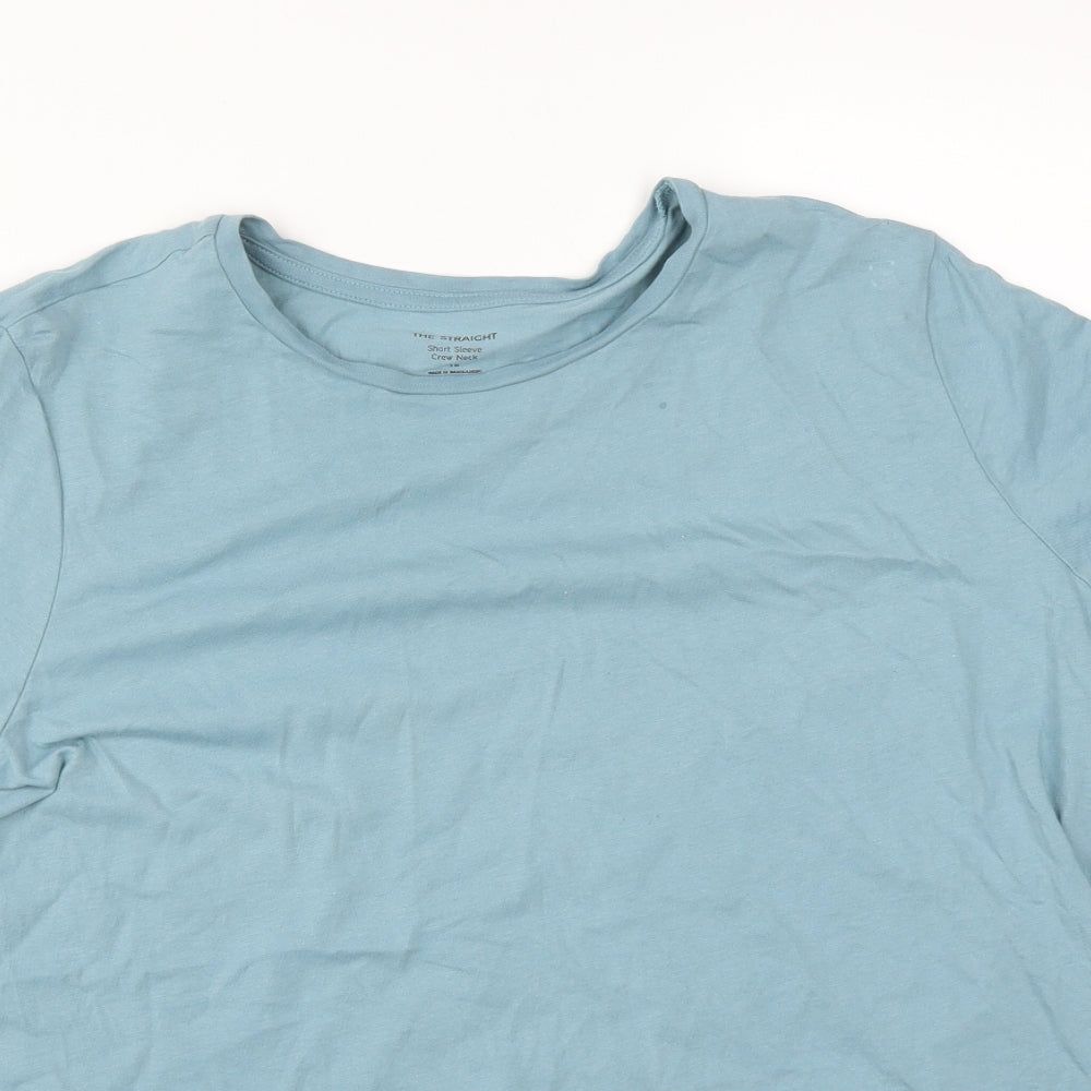 M&S Womens Blue   Basic T-Shirt Size 16