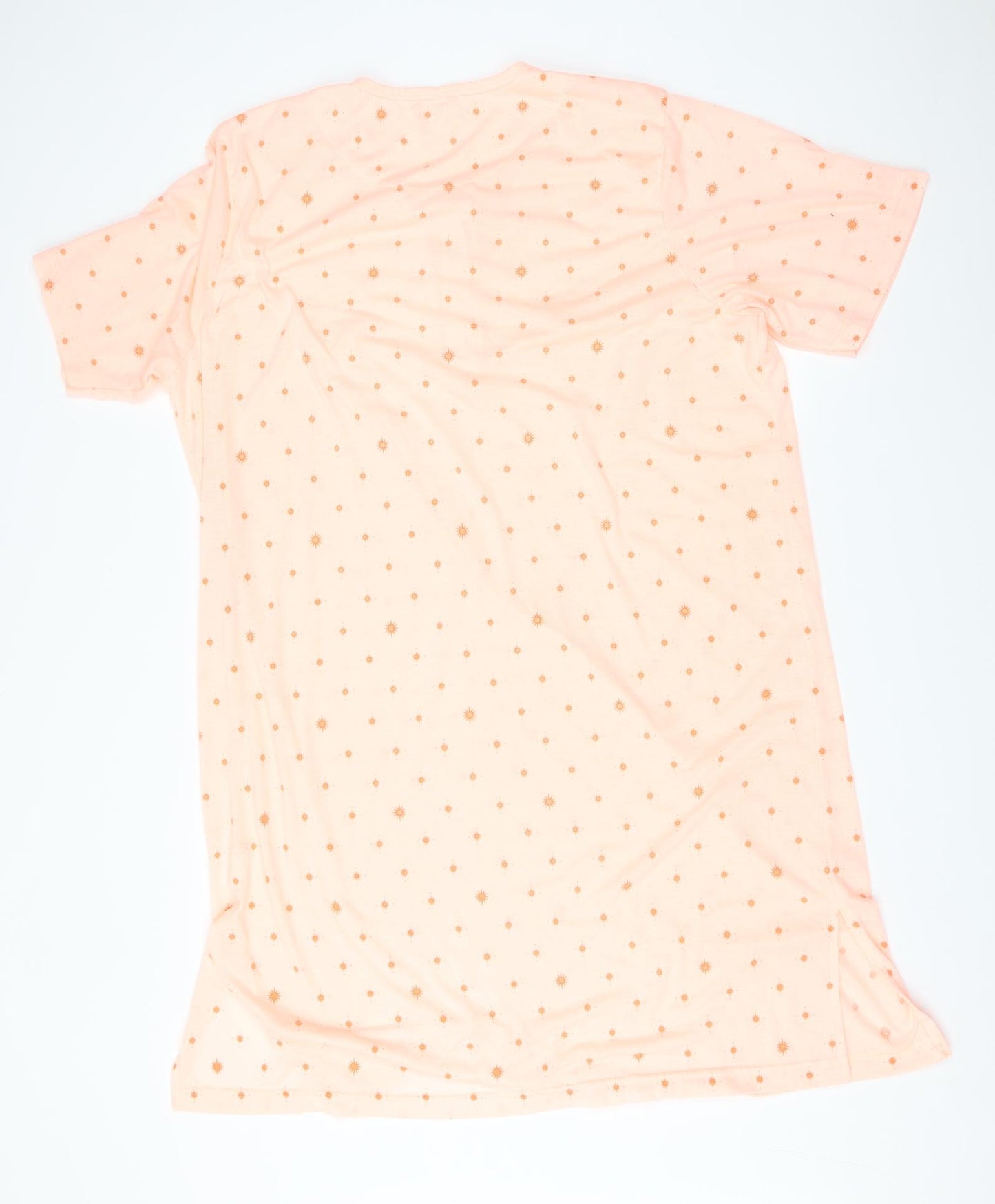 Preworn Womens Orange Geometric   Dress Size 2XL