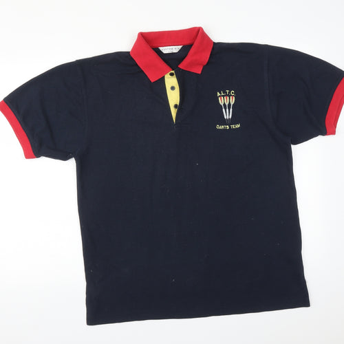 Kustom Kit Mens Blue    Polo Size L