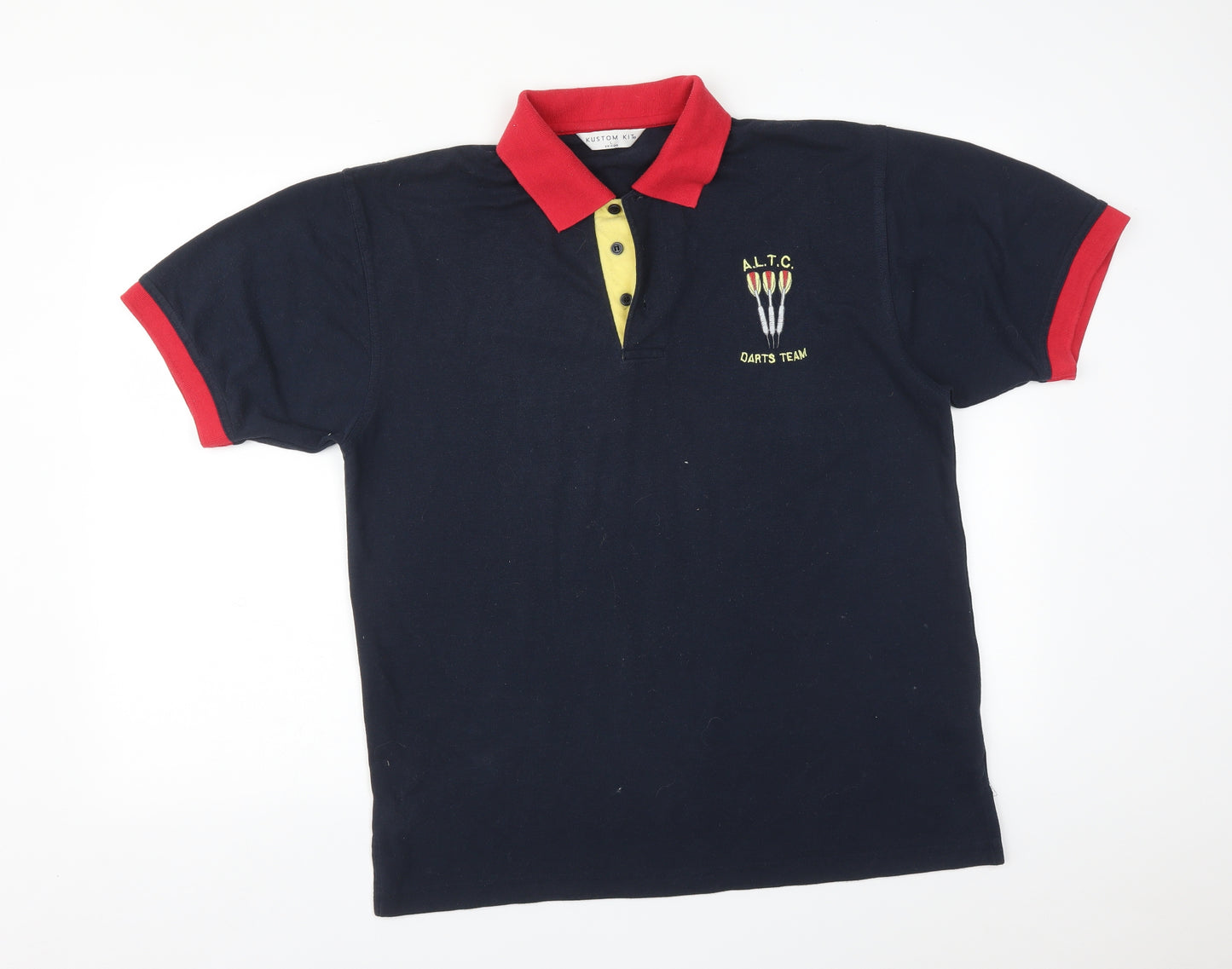 Kustom Kit Mens Blue    Polo Size L