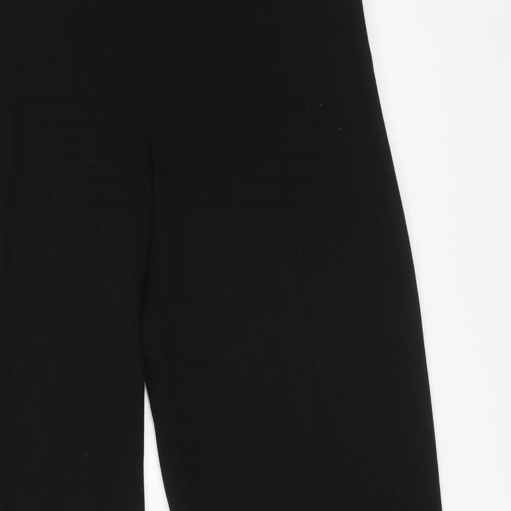 M&S Womens Black   Trousers  Size 6 L31 in